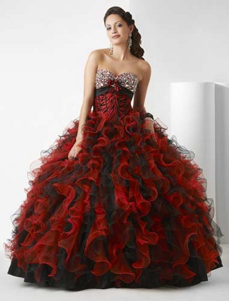 fotos-de-vestidos-de-15-aos-color-rojo-23-10 Fotografije 15 godina stare haljine crvene