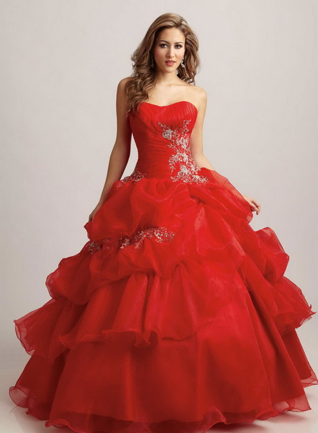 Slike crvenih 15-godišnjih haljina