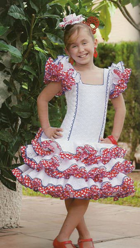 traje-de-flamenca-infantil-88-16 Dječji kostim Flamingo