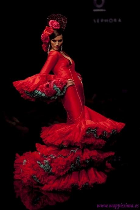 traje-flamenca-rojo-00-18 Crveno odijelo Flamingo