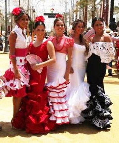 Kostimi flamenco fotografije