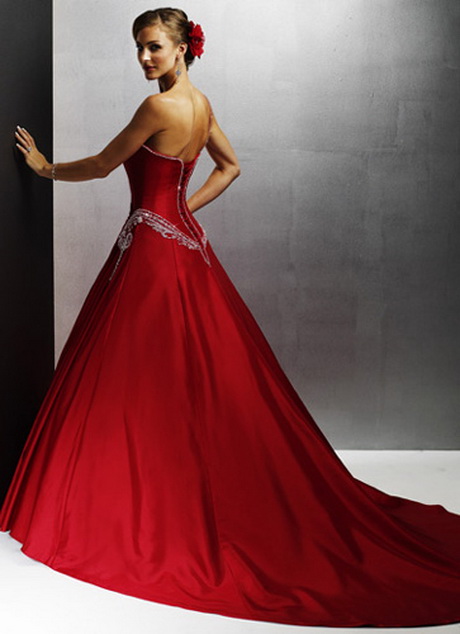 trajes-de-novia-rojos-95 Crvena odijela za vjenčanje