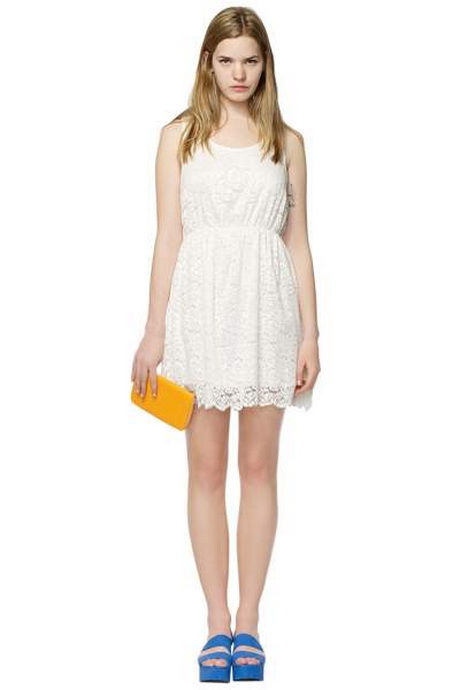 vestido-blanco-con-encaje-17-19 Bijela haljina s čipkom
