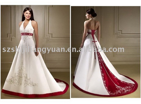 vestido-de-novia-con-rojo-93-15 Vjenčanica s crvenom bojom