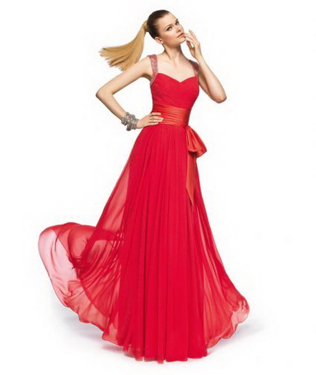 vestido-largo-rojo-53-3 Crvena duga haljina