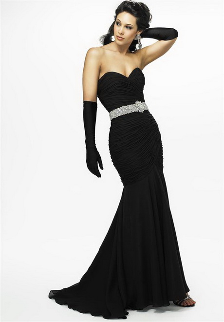 vestido-negro-de-noche-69-12 Crna večernja haljina