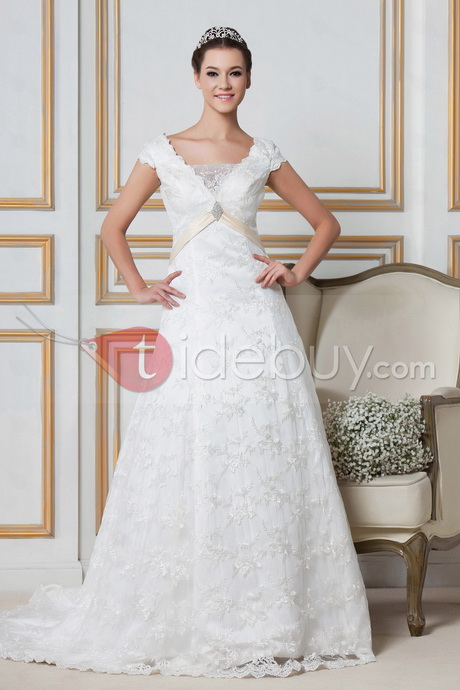 vestido-novia-con-encaje-68-9 Vjenčanica s čipkom