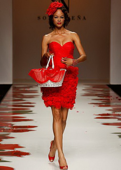 vestido-rojo-de-coctel-49-7 Crvena koktel haljina