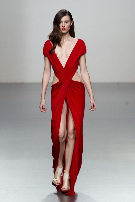 vestido-rojo-largo-71-3 Duga crvena haljina