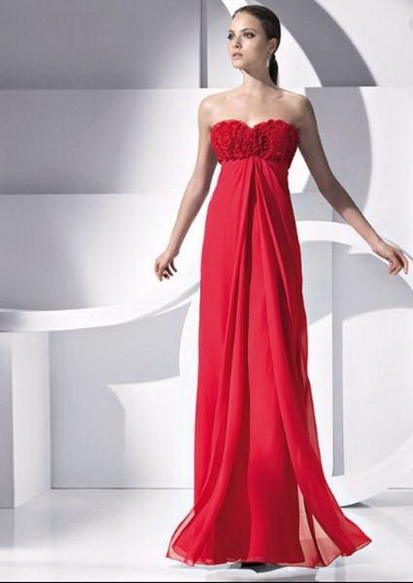 vestido-rojo-largo-71-5 Duga crvena haljina
