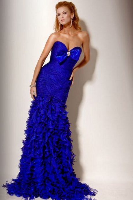 vestidos-azules-elegantes-01-14 Elegantne plave haljine