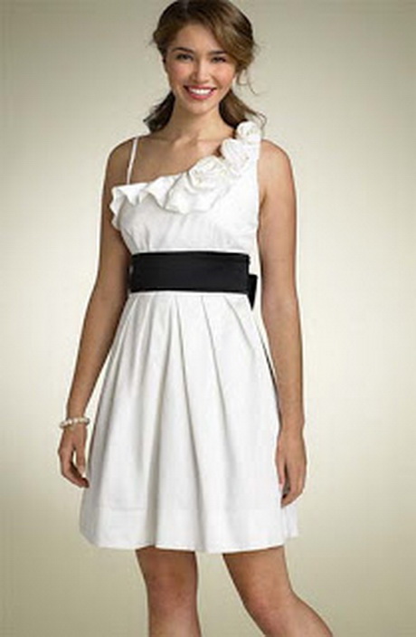 vestidos-blanco-casual-36-11 Casual bijele haljine