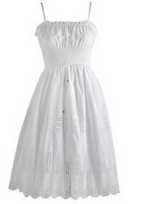 vestidos-blanco-casual-36-4 Casual bijele haljine