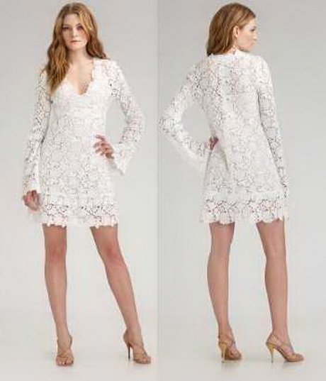 vestidos-blancos-de-encaje-11-16 Bijela čipka haljina