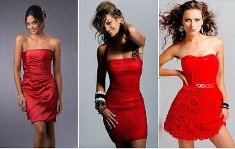 vestidos-casuales-rojos-99-4 Crvene casual haljine