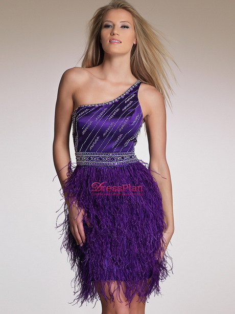 vestidos-cortos-con-plumas-15-9 Kratke haljine s perjem