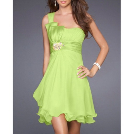 vestidos-cortos-verdes-68-14 Zelena kratke haljine