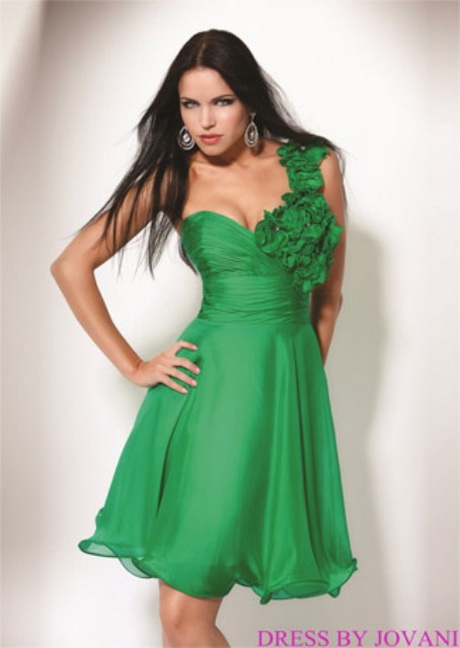 vestidos-cortos-verdes-68-2 Zelena kratke haljine