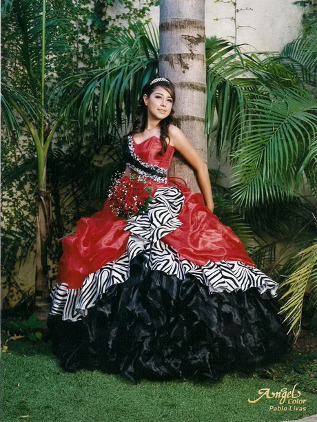 vestidos-de-15-aos-rojo-con-negro-56-14 15-godišnja crvena haljina s crnom