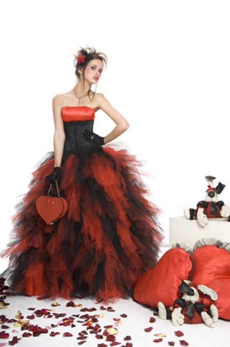vestidos-de-15-aos-rojo-con-negro-56-17 15-godišnja crvena haljina s crnom