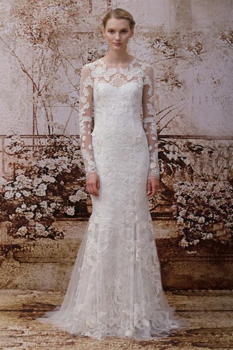 vestidos-de-boda-con-encaje-48 Vjenčanice s čipkom