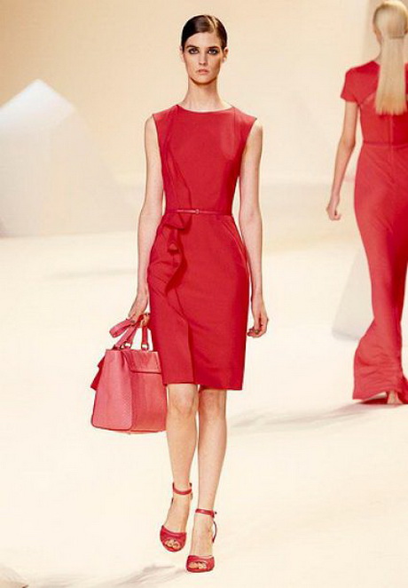 vestidos-de-color-rojo-83-10 Crvena haljina