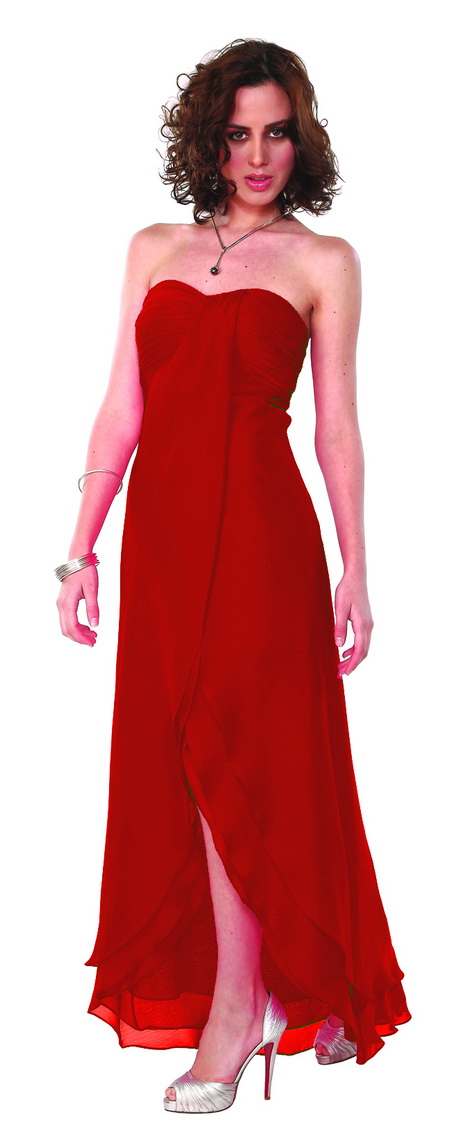 vestidos-de-color-rojo-83-12 Crvena haljina