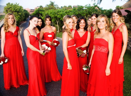vestidos-de-dama-de-honor-rojos-23-17 Crvene haljine nevjeste
