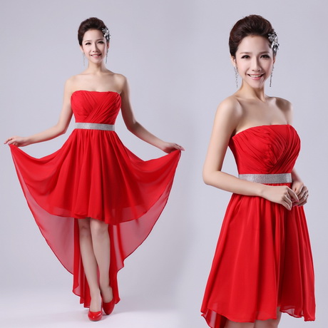 vestidos-de-dama-rojos-76 Crvene haljine nevjeste