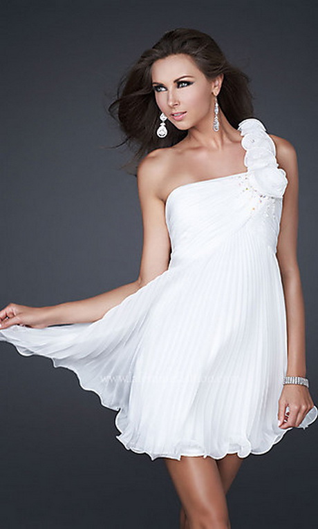 vestidos-de-graduacion-cortos-blancos-90-17 Bijele kratke maturalne haljine