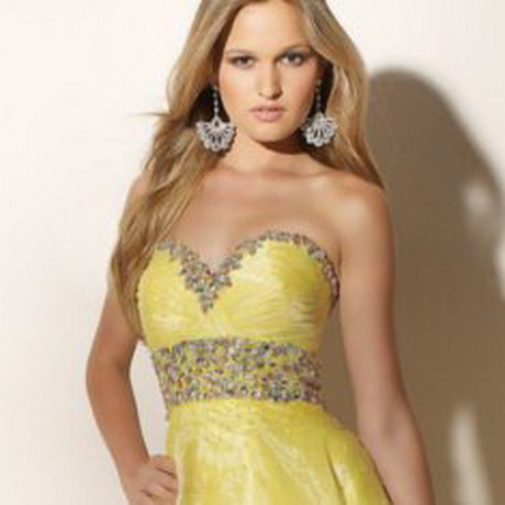 vestidos-de-noche-amarillos-67-20 Žute večernje haljine