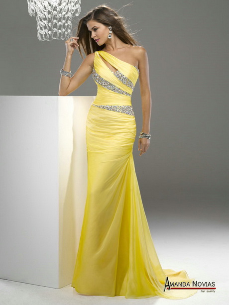 vestidos-de-noche-amarillos-67-4 Žute večernje haljine