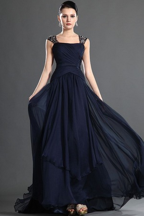 vestidos-de-noche-azul-marino-30-12 Tamno plava večernja haljina