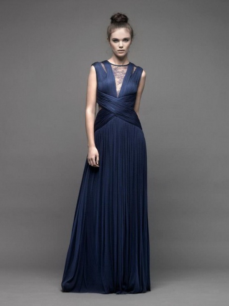 vestidos-de-noche-azul-marino-30-14 Tamno plava večernja haljina
