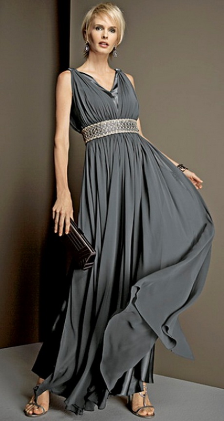 vestidos-de-noche-color-plata-55-9 Večernje haljine u srebrnoj boji