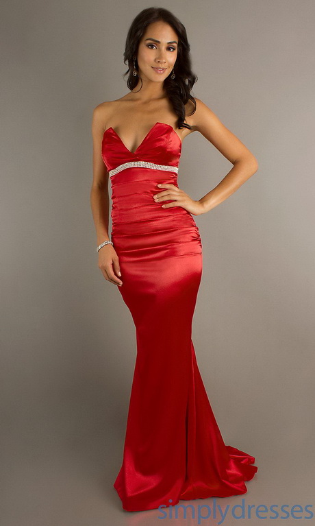 vestidos-de-noche-color-rojo-47 Večernje haljine crvene boje