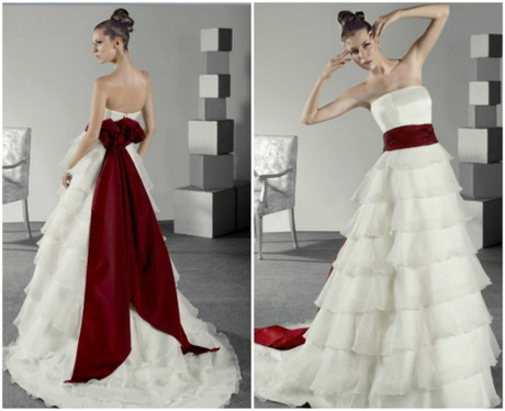 vestidos-de-novia-con-color-rojo-40-12 Vjenčanice s crvenom bojom