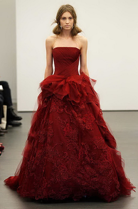 vestidos-de-novia-con-color-rojo-40-19 Vjenčanice s crvenom bojom