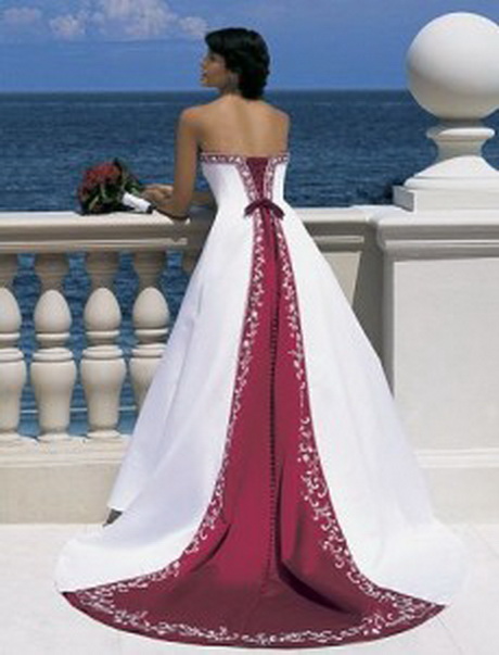 vestidos-de-novia-con-detalles-rojos-12-14 Vjenčanice s crvenim detaljima