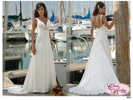 vestidos-de-novia-para-boda-civil-en-la-playa-23-15 Vjenčanice za civilno vjenčanje na plaži