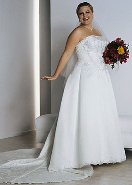 vestidos-de-novia-strapless-para-gorditas-59-19 Vjenčanice bez naramenica za bucmast