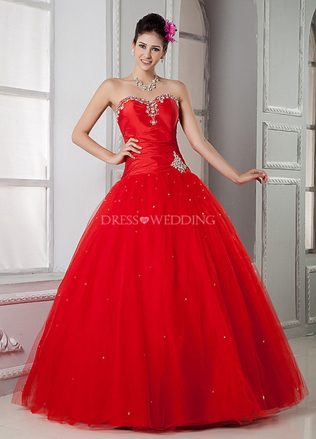 vestidos-de-quinceaeras-rojos-19-3 Crvena haljina quinceanera
