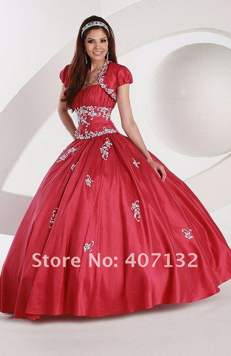 vestidos-de-quinceaeras-rojos-19-5 Crvena haljina quinceanera
