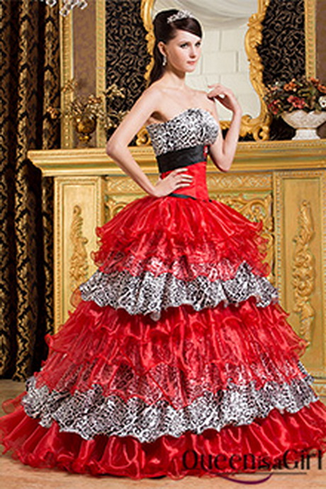 vestidos-de-quinceaeras-rojos-19-8 Crvena haljina quinceanera