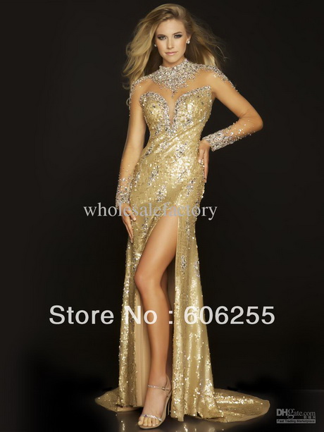 vestidos-dorados-de-noche-15-20 Zlatne večernje haljine