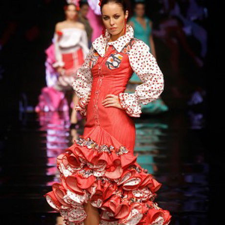 vestidos-flamenca-rojo-90-14 Crvena Flamingo haljine