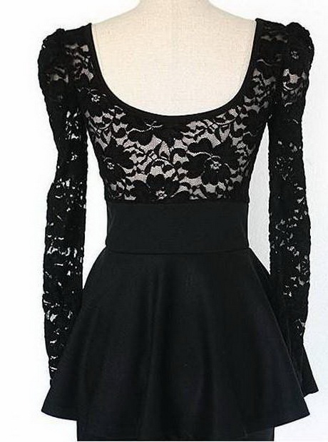 vestidos-negros-con-encaje-49-11 Crna haljina s čipkom