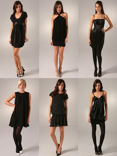Kratke crne haljine