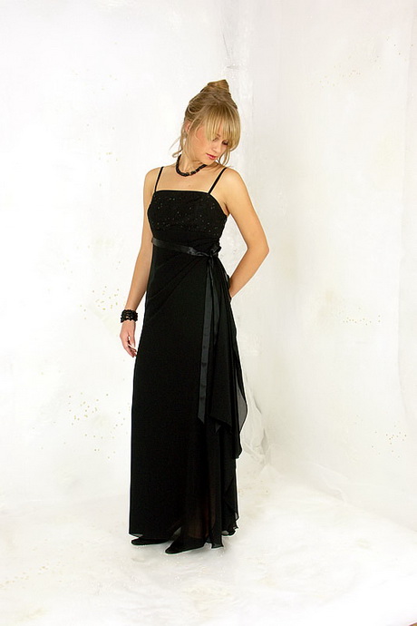 vestidos-negros-largos-85-19 Duge crne haljine