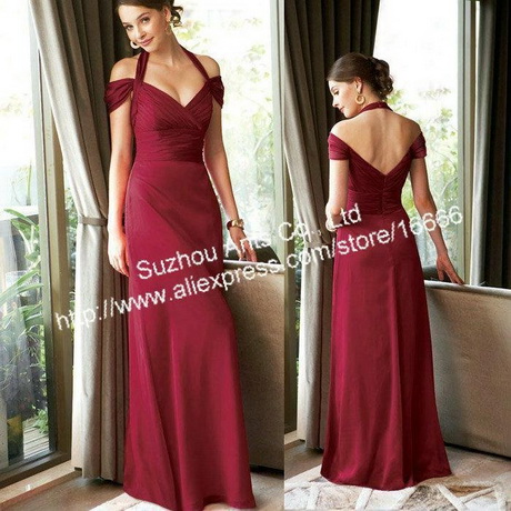 vestidos-rojo-vino-23-4 Vino-crvene haljine